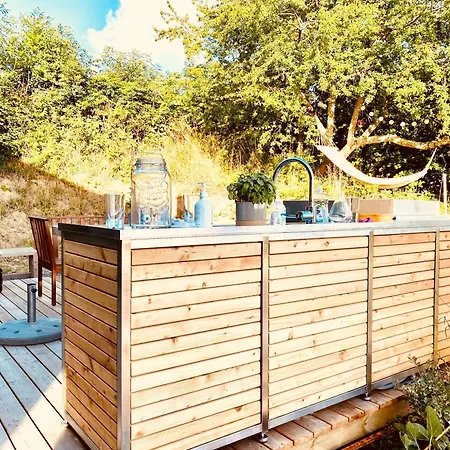 Panoramic Views For Luxury Outdoor Life Bornholm Tatil Evi *